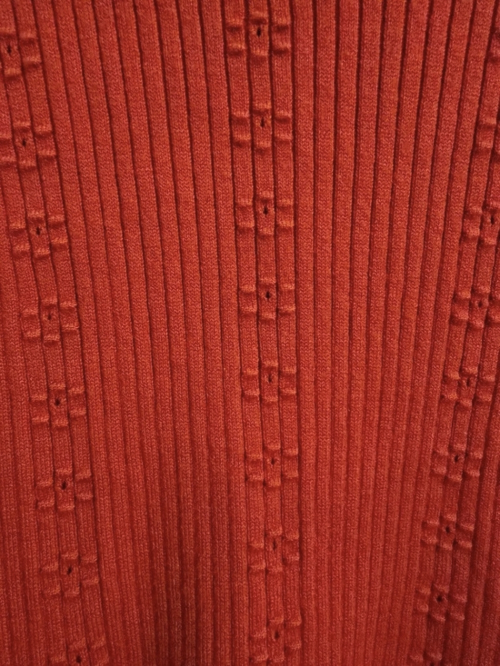 Free Assembly Ribbed Ruffle Tank in Orange Size XL Like New - Picture 7 of 7